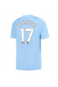 Manchester City Kevin De Bruyne #17 Voetbaltruitje Thuis tenue 2023-24 Korte Mouw